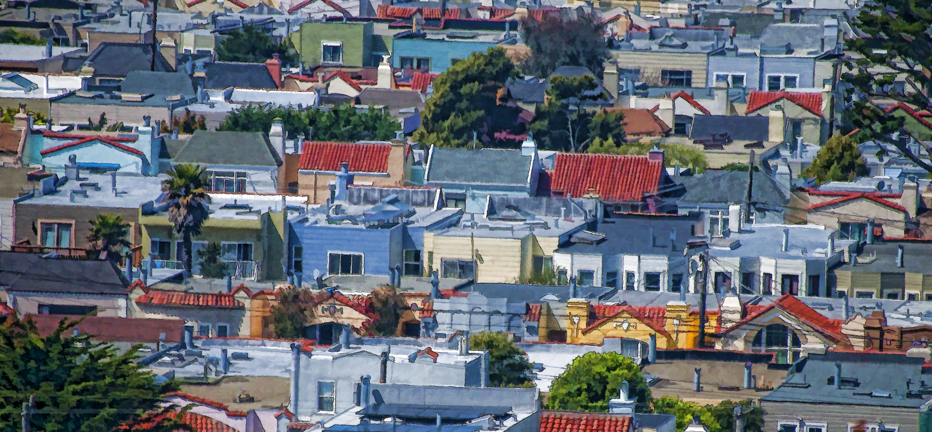 san francisco street vista free photo