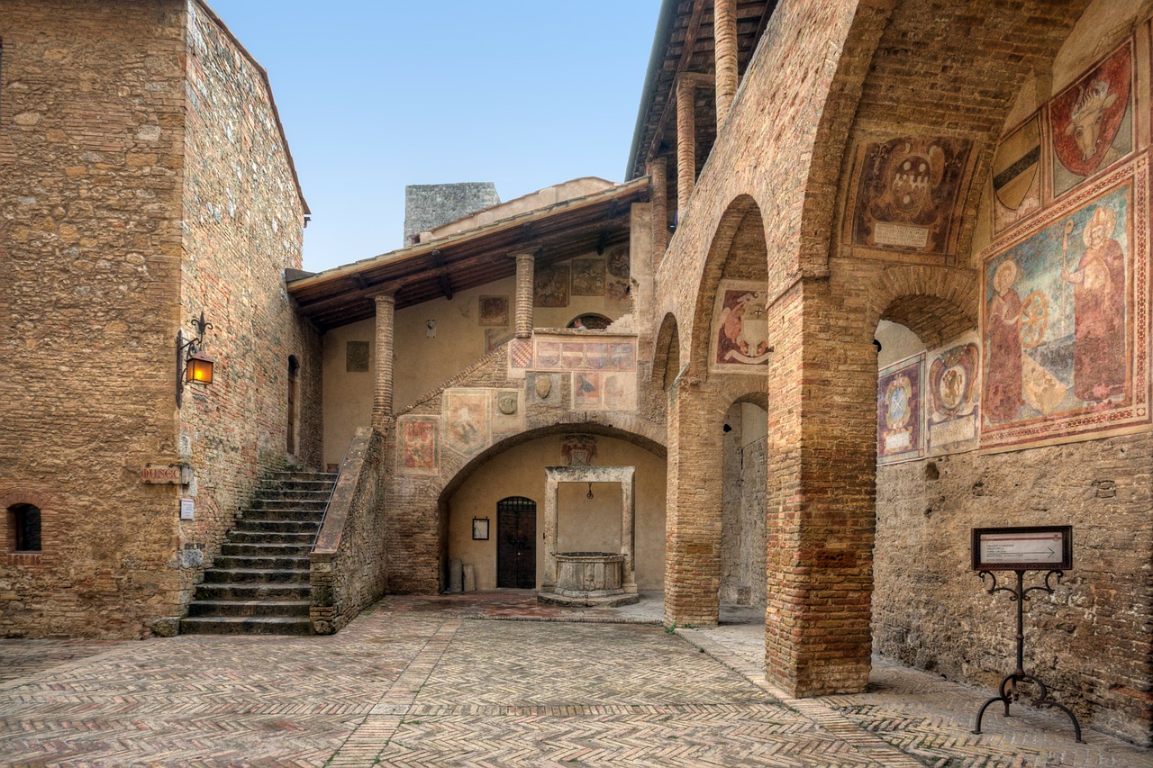 san gimignano world heritage toscana free photo