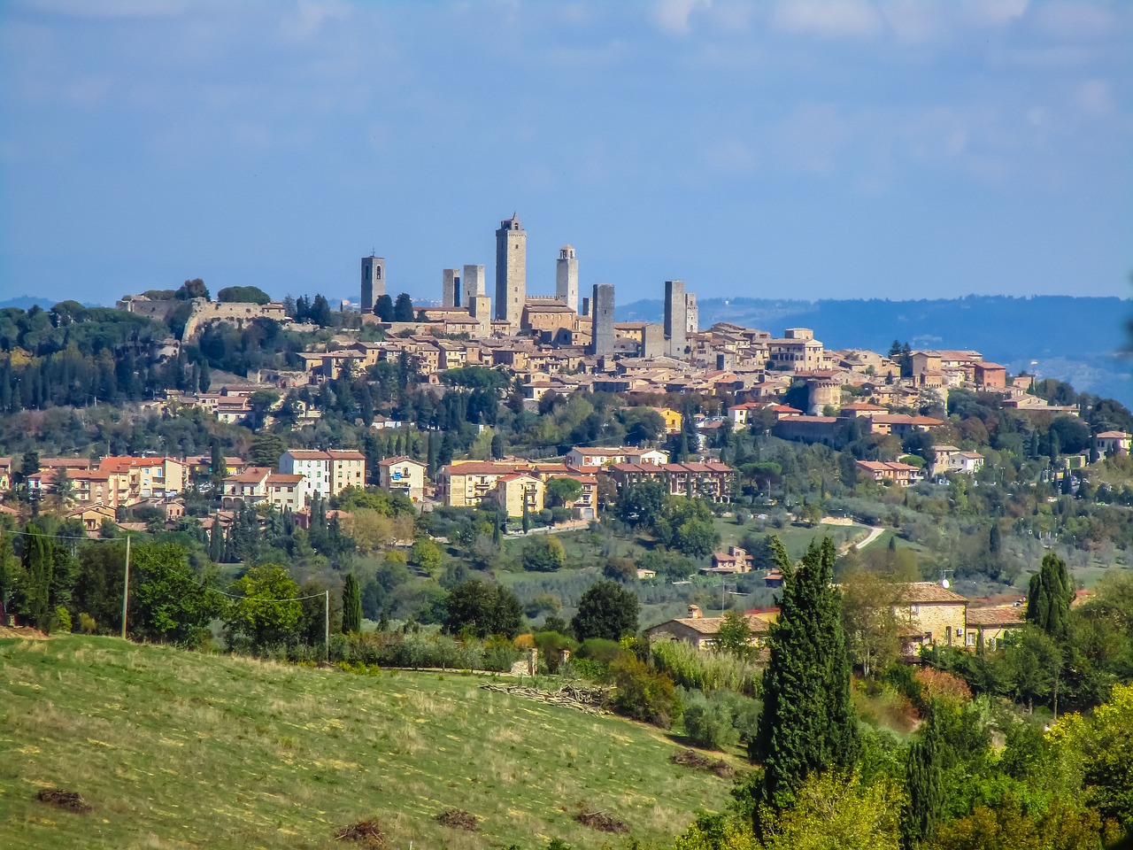 san gimignano tuscany italy free photo