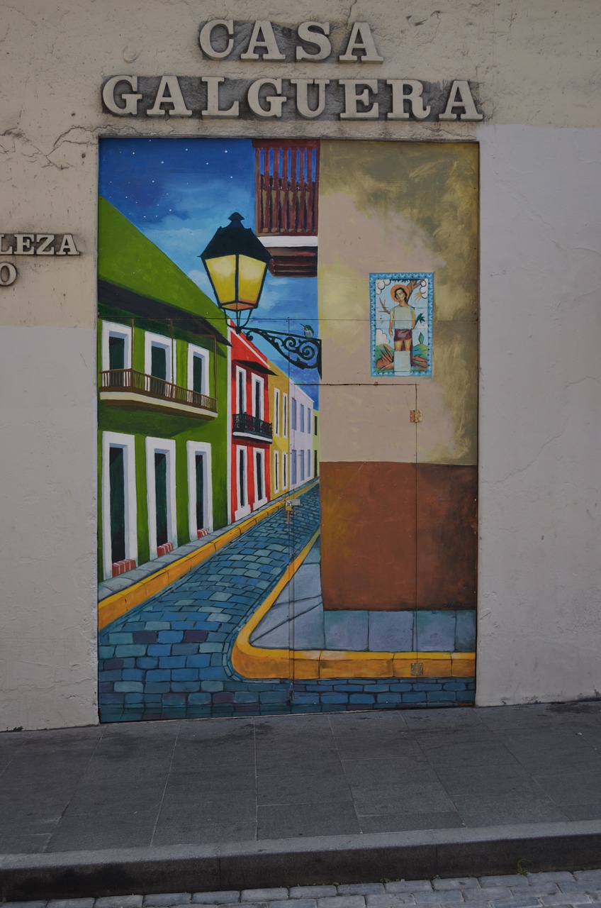 san juan puerto rico mural free photo