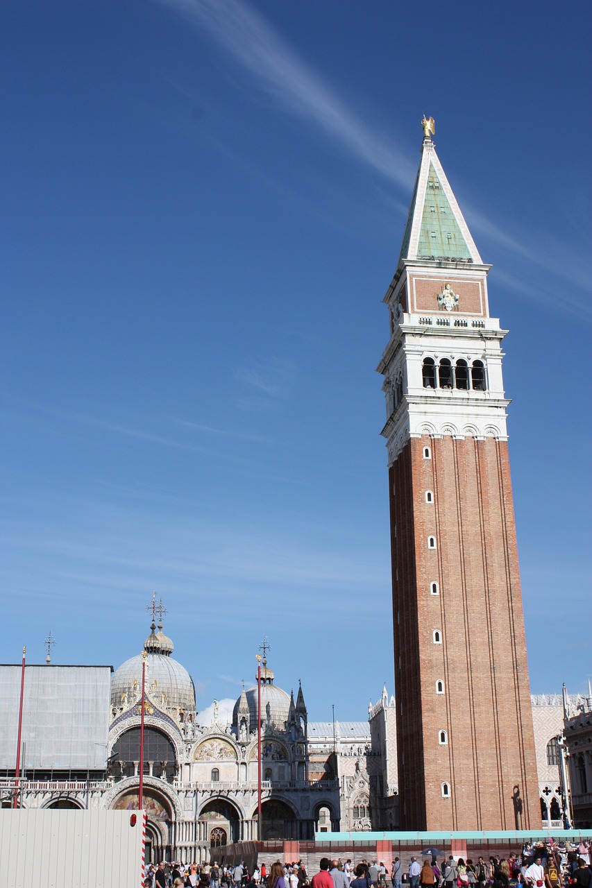 san marco square venice tower free photo