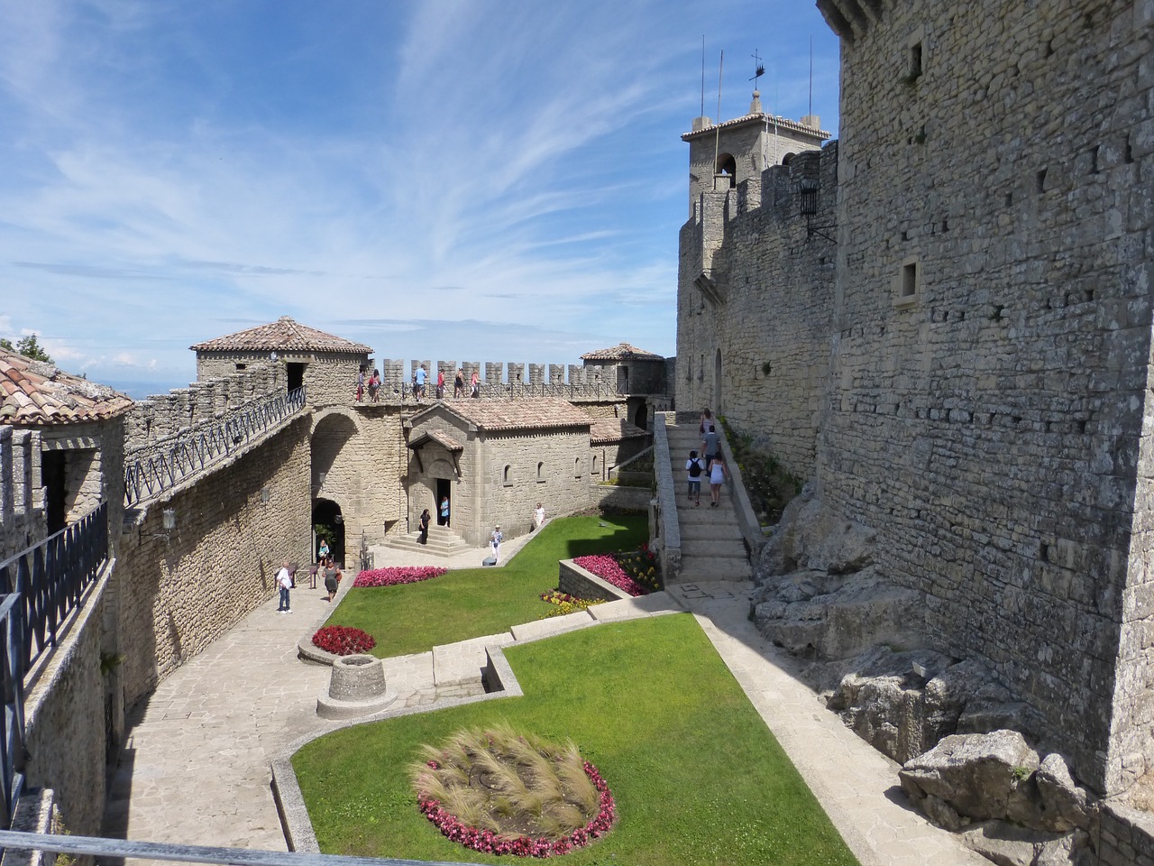 san marino castle architecture free photo