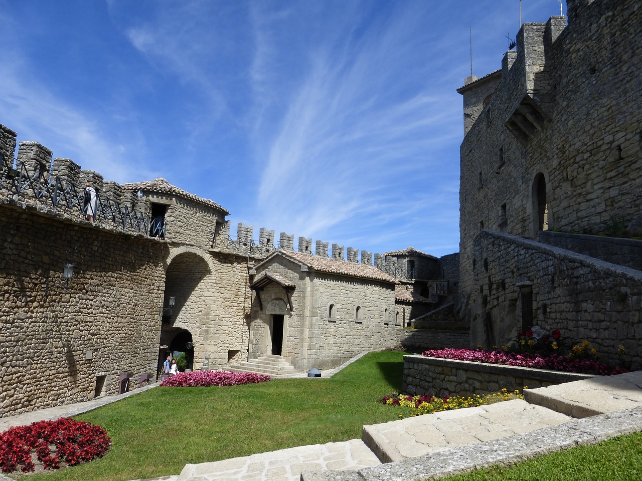 san marino castle walls free photo