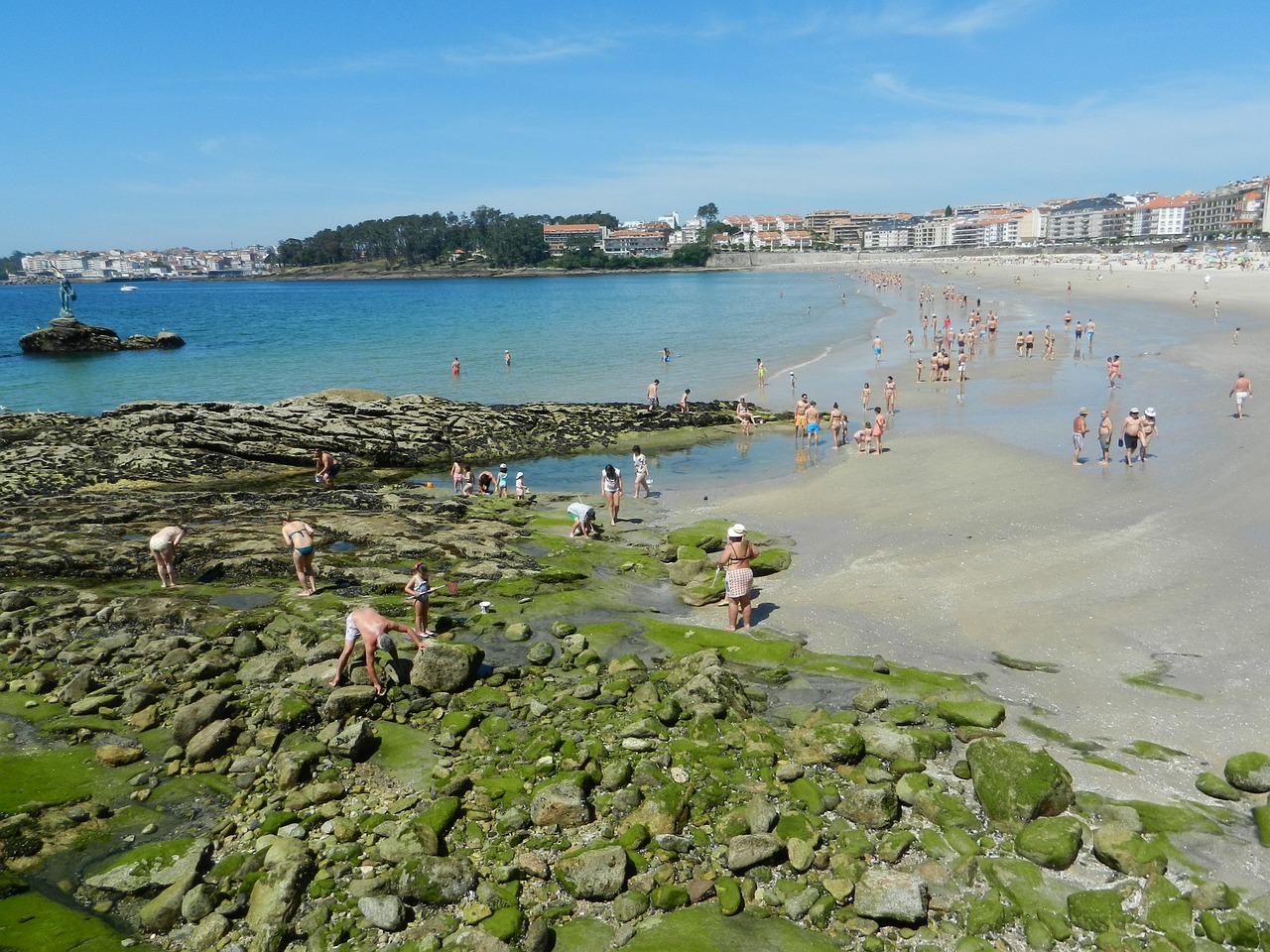 san xenxo beach sea free photo