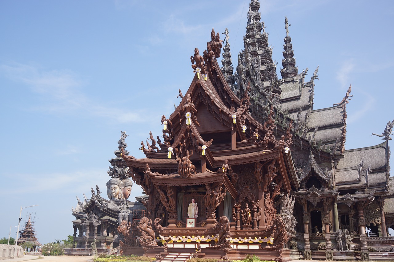 sanctuary of truth temple wooden free photo