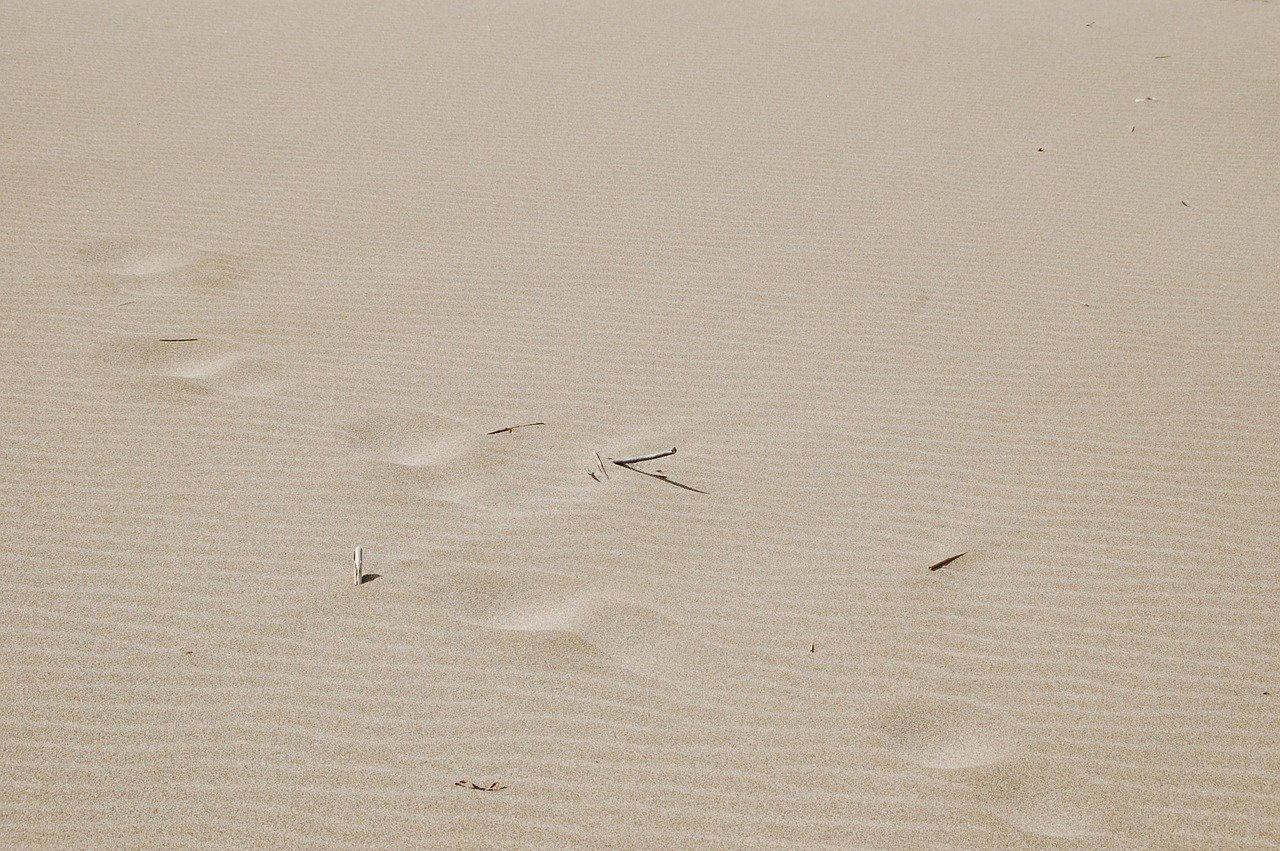 sand fingerprints space free photo