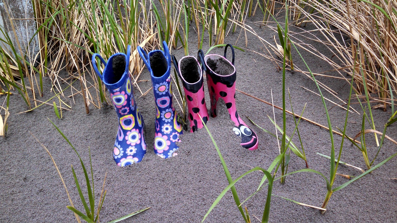 sand grass boots free photo