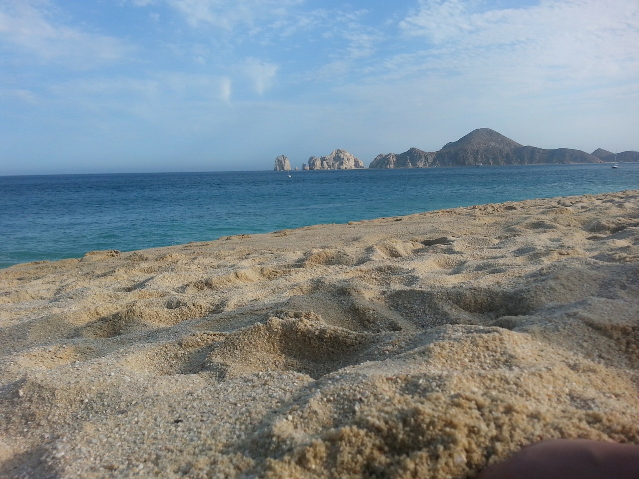 sand cabo arch free photo