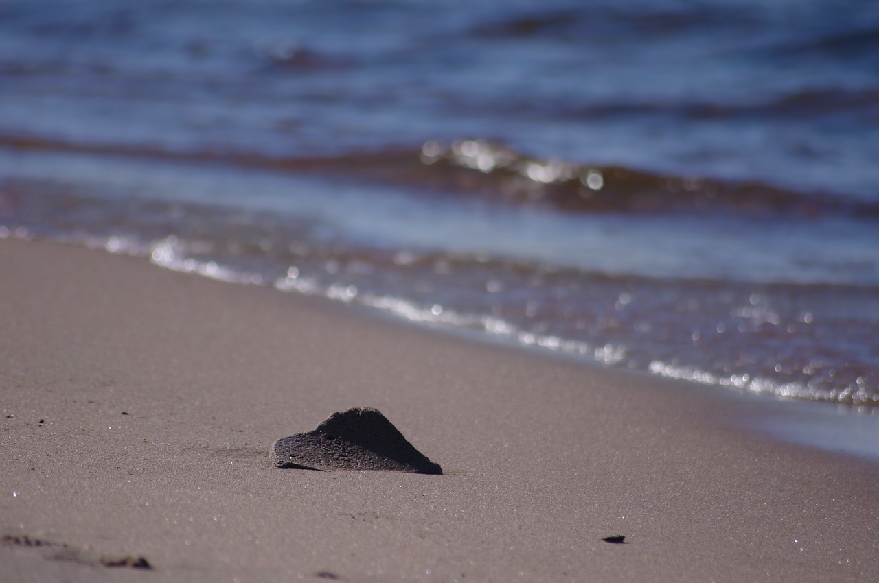 sand water beach free photo