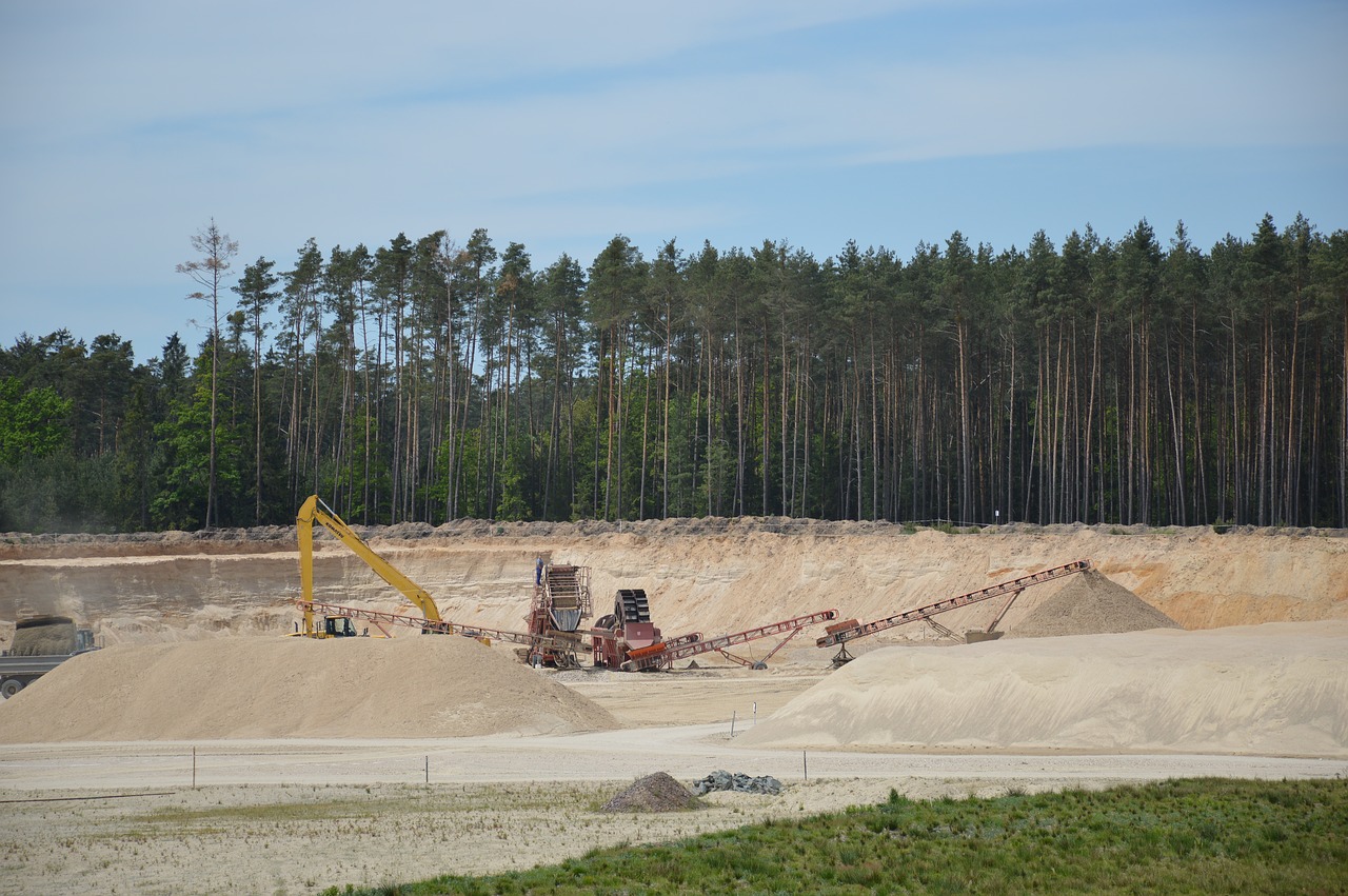 sand quarry pískovna free photo