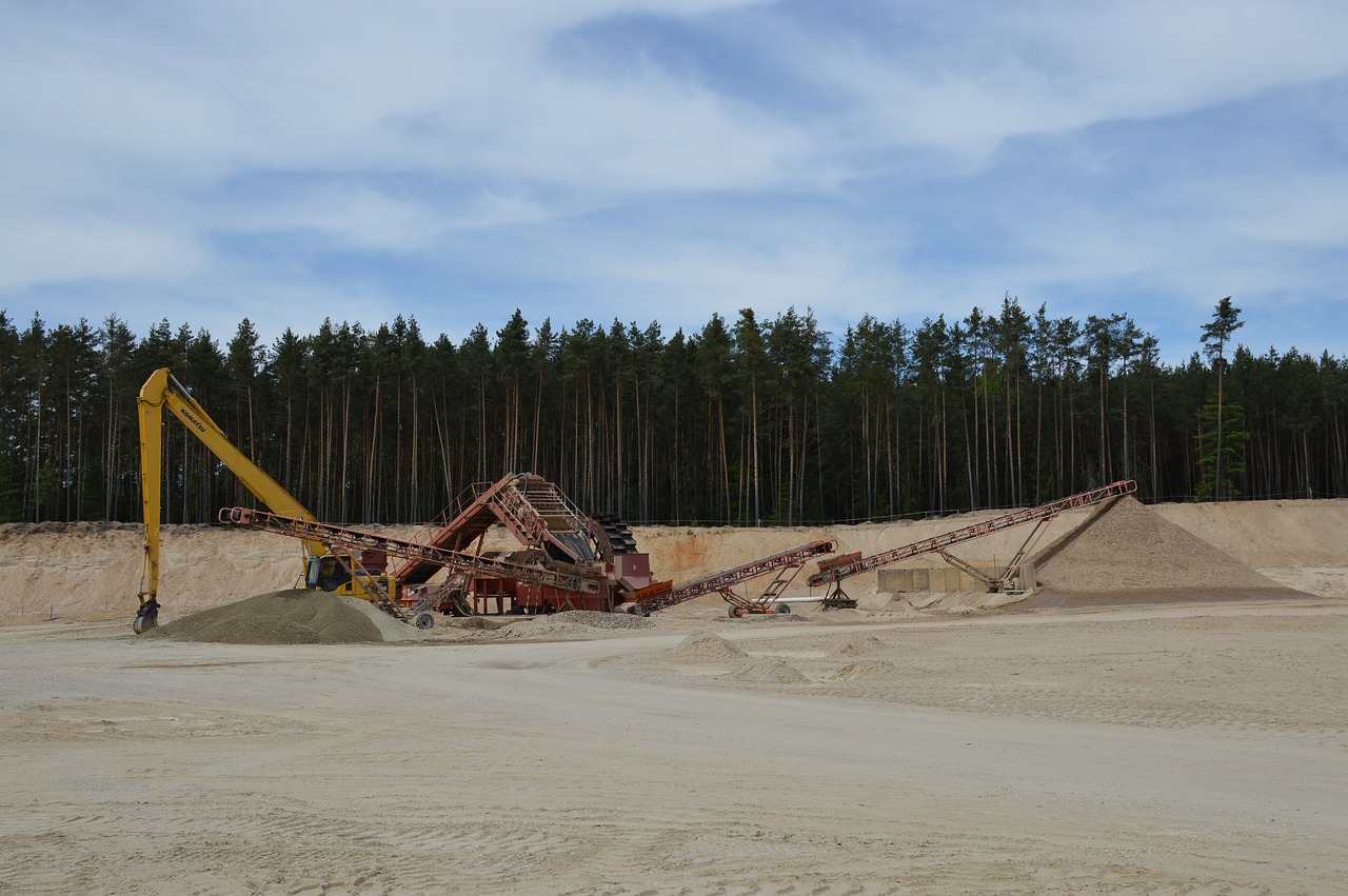 sand quarry pískovna free photo