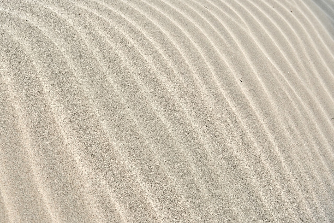 sand pattern wave free photo