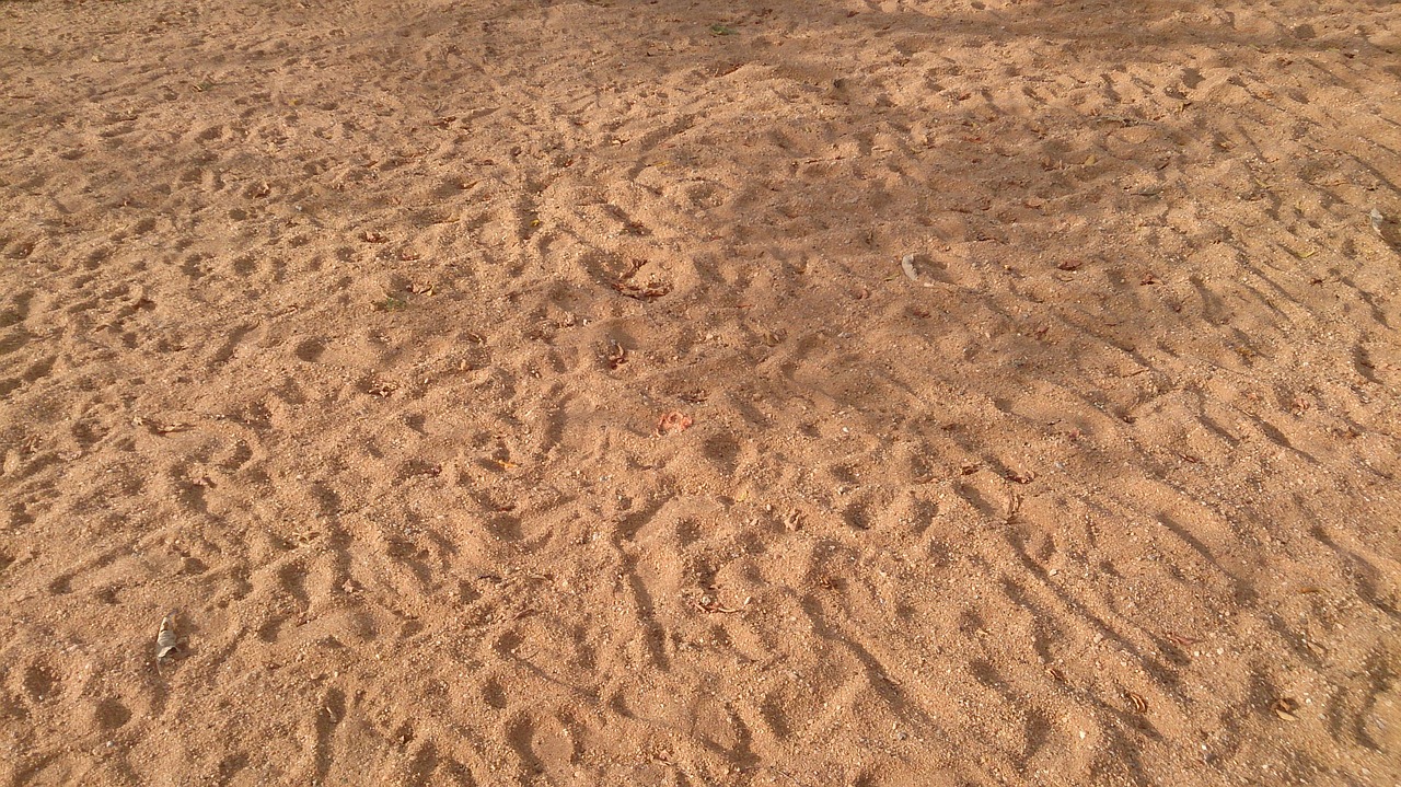 sand pattern beach free photo