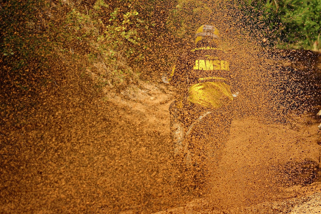 sand motocross dirtbike free photo