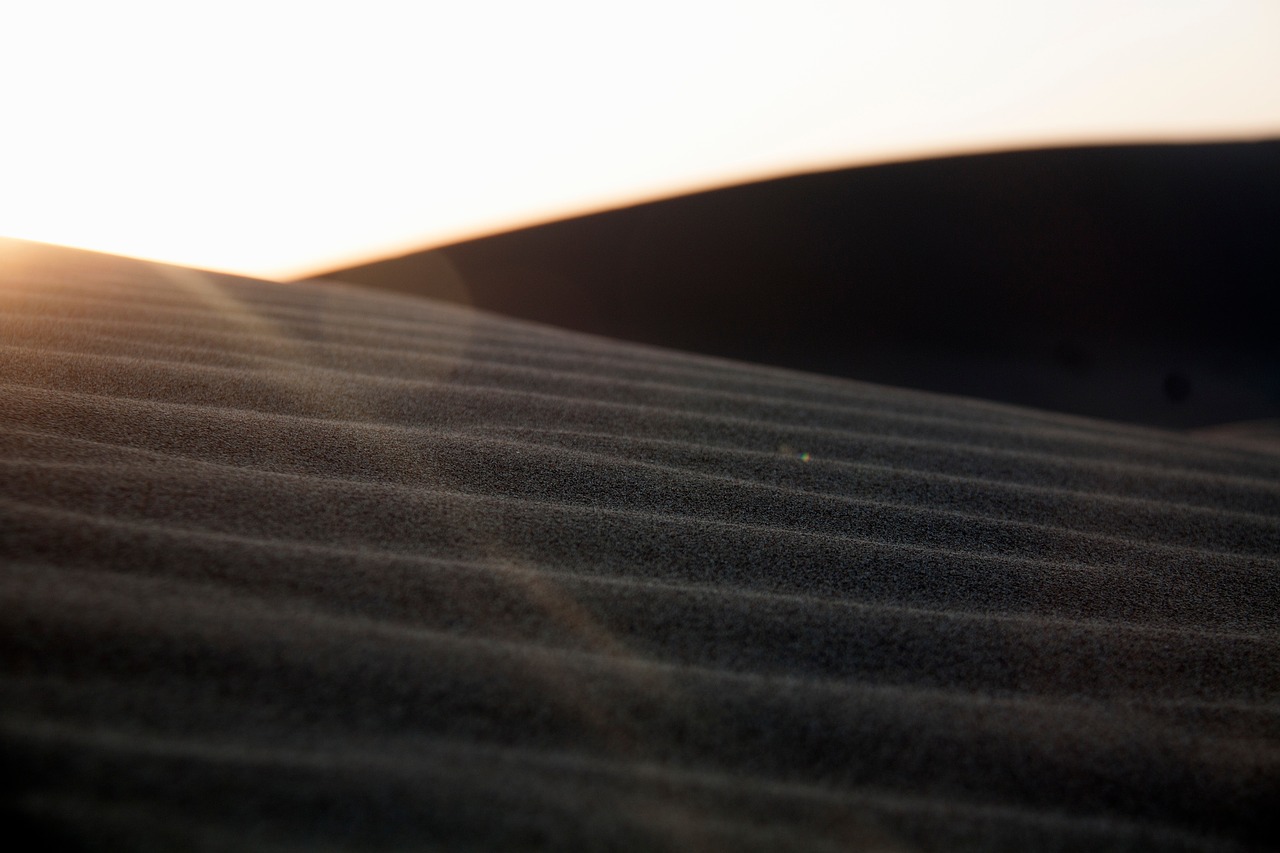 sand mountain landscape free photo
