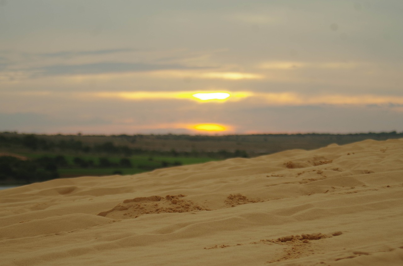 sand sunset summer free photo