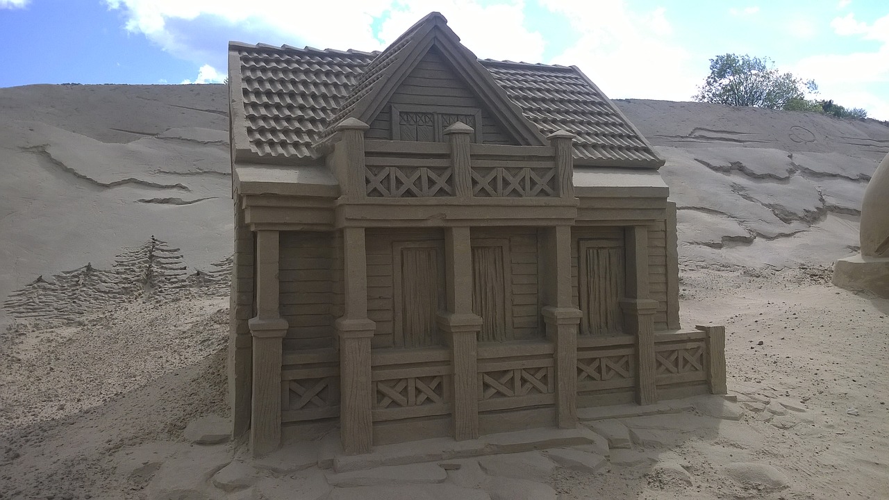 sand house cottage free photo