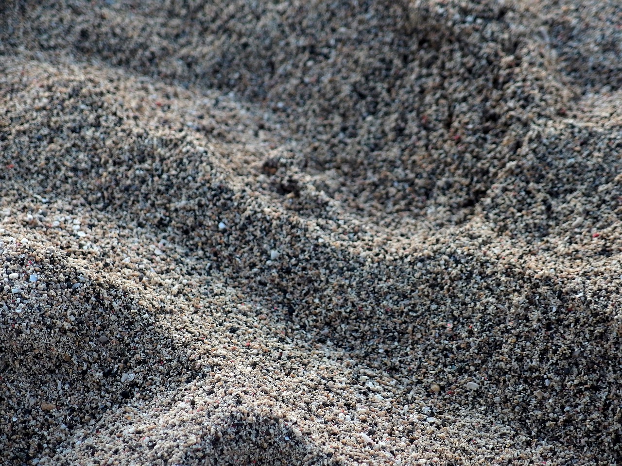 sand beach gravel free photo