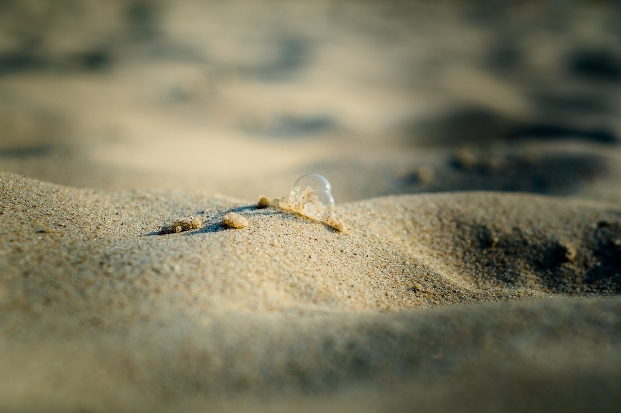 sand  bubbles  summer free photo