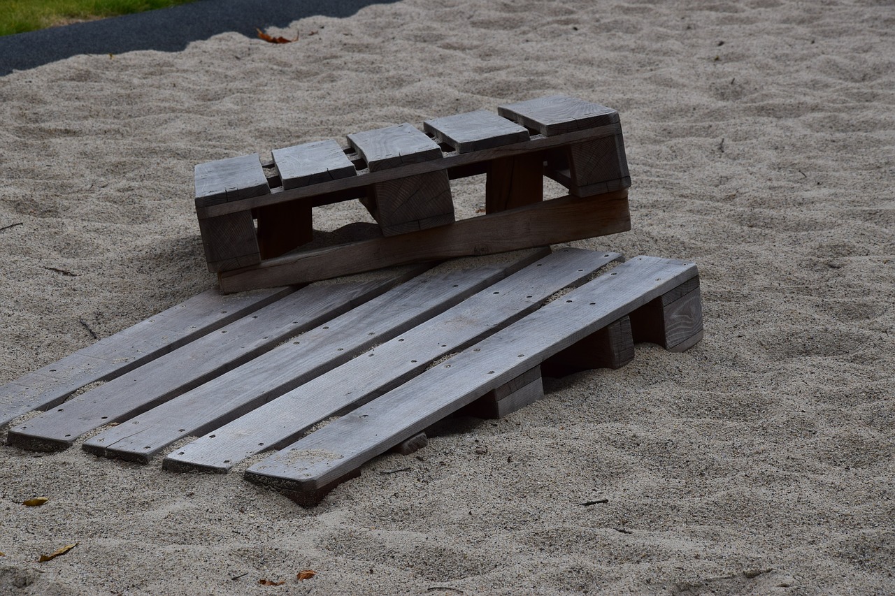 sand  pallets  wood free photo