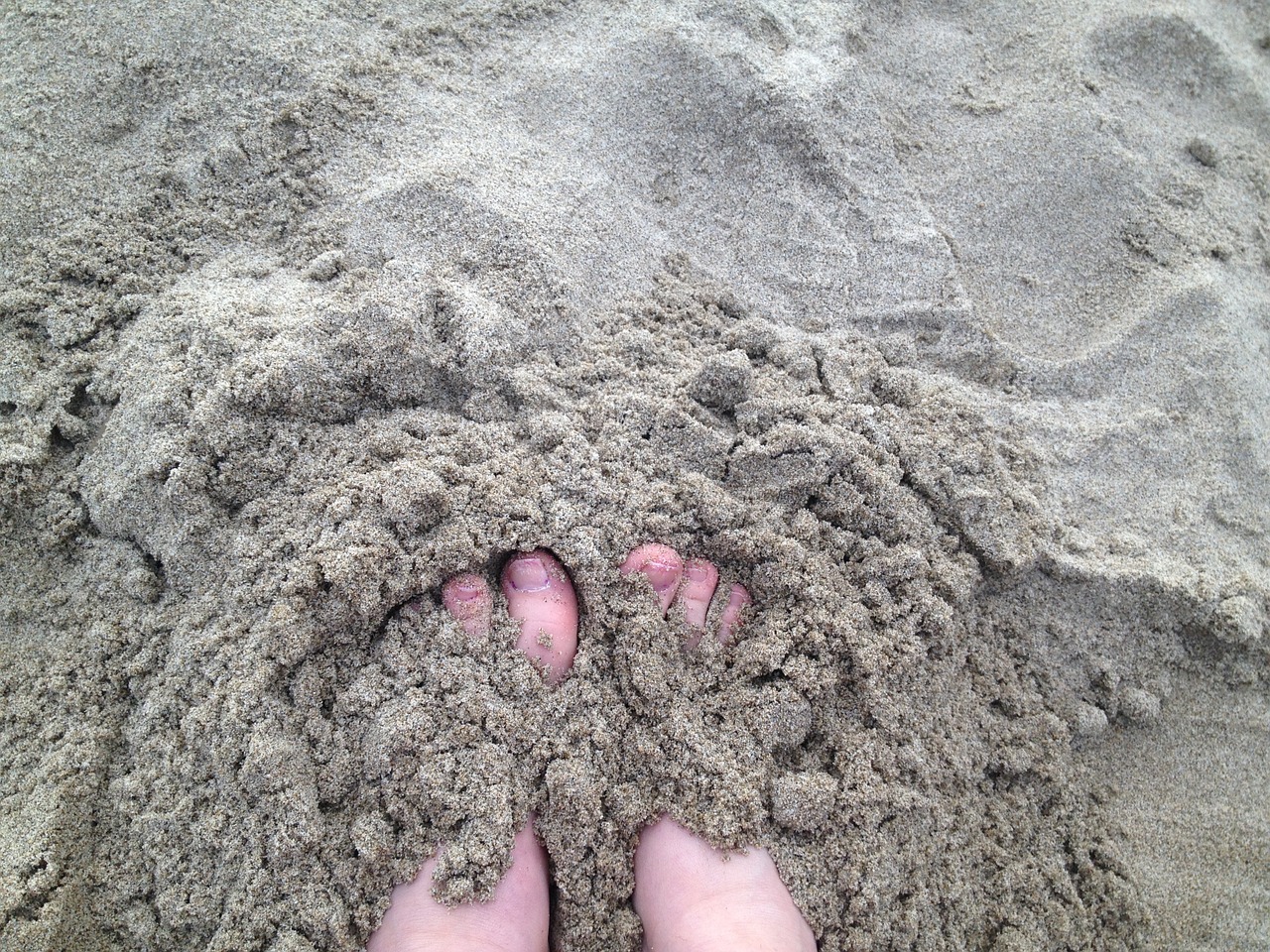 sand feet toes free photo