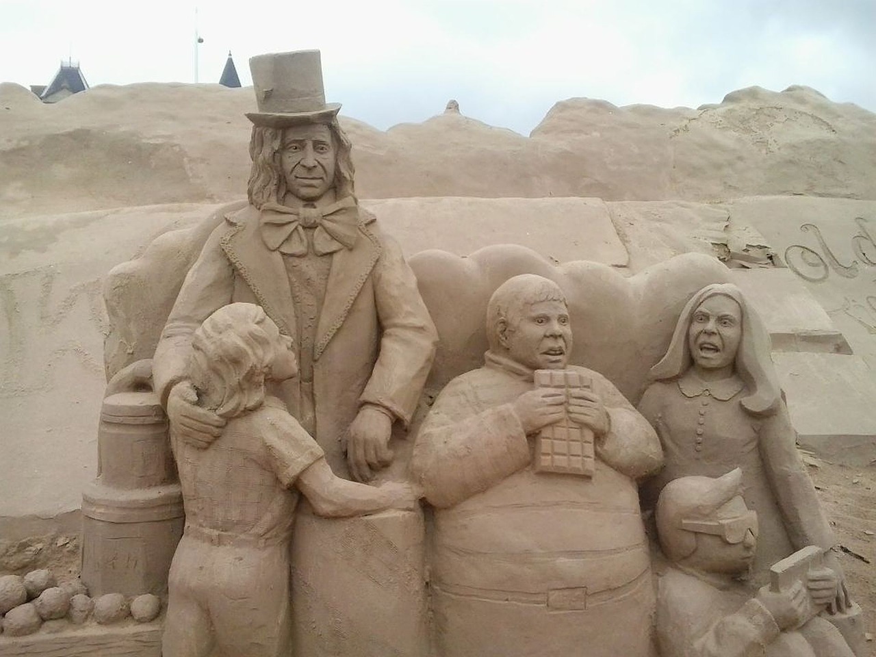 sand sand sculpture man free photo