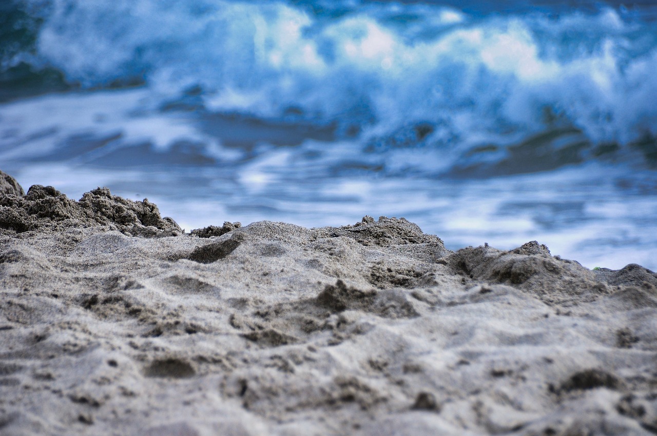 sand  sea  solitude free photo