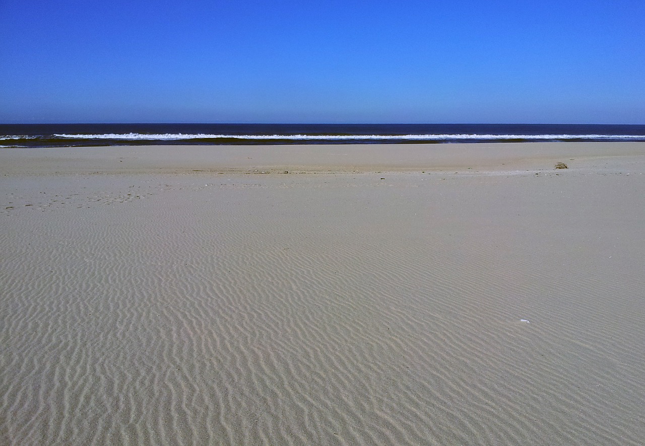 sand mar horizon free photo