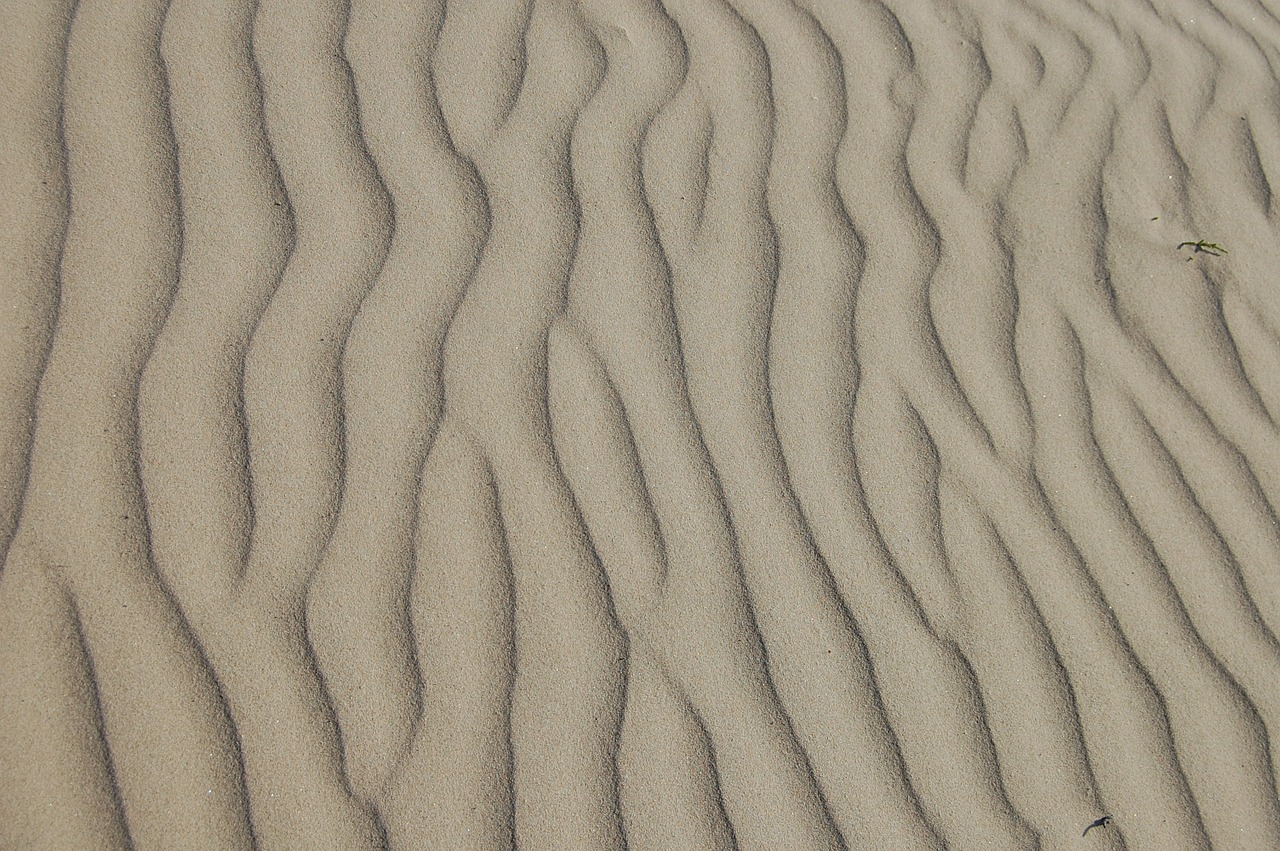 sand ripple beach free photo