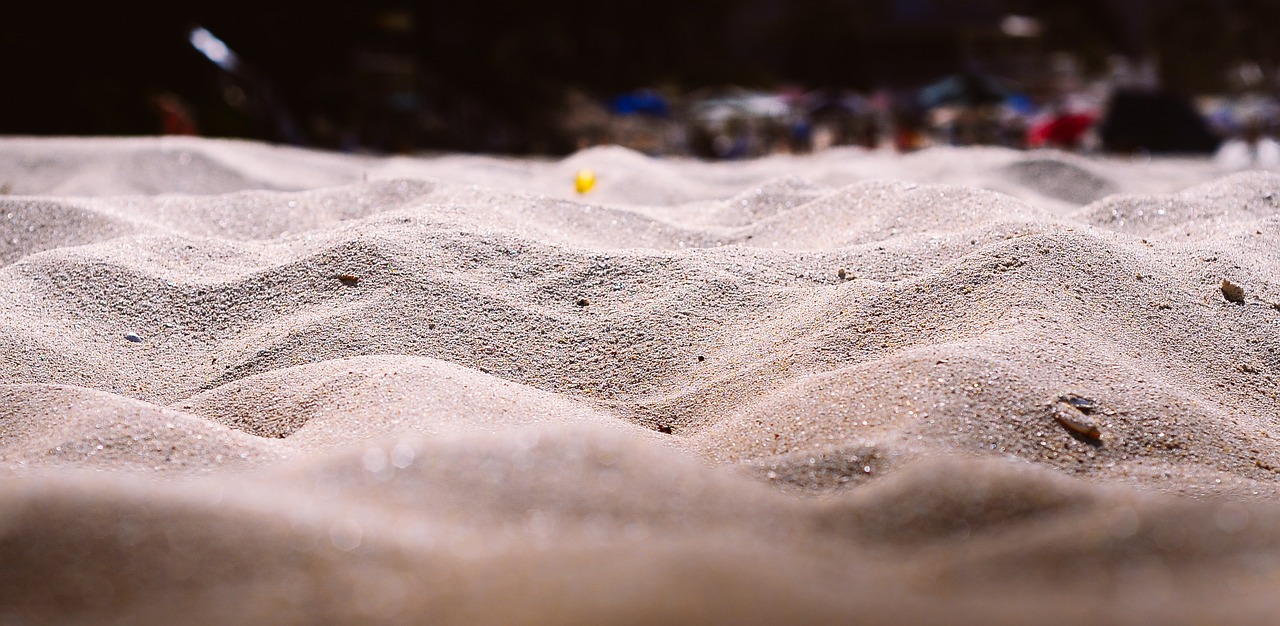 sand macro beach free photo