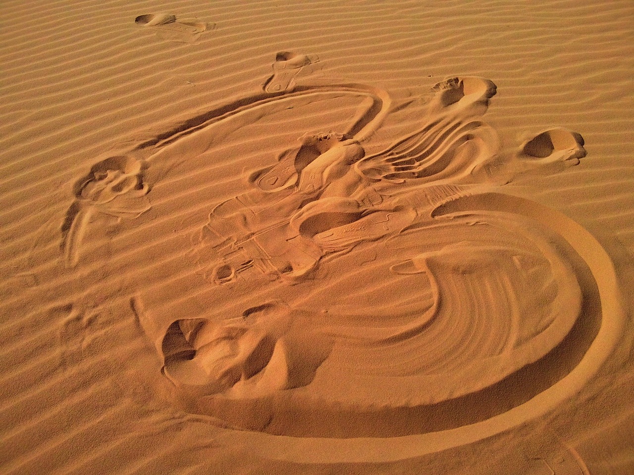 sand desert wadi rum free photo