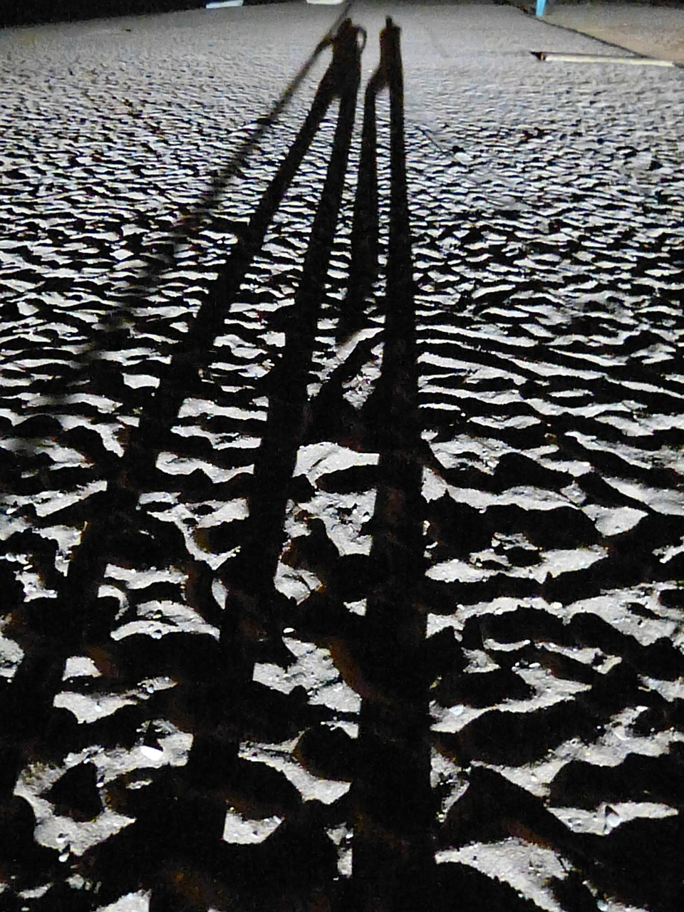 sand beach shadow free photo