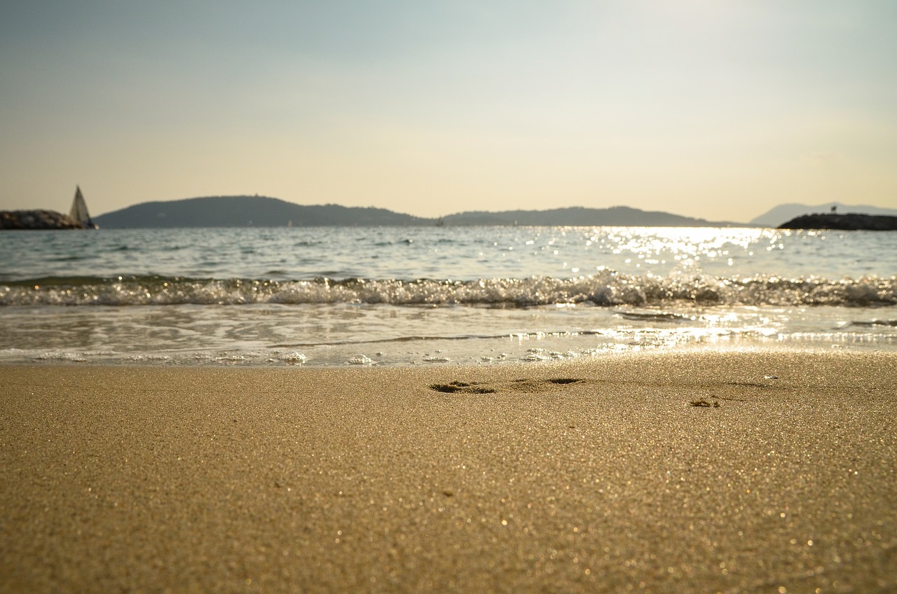 sand beach ocean free photo