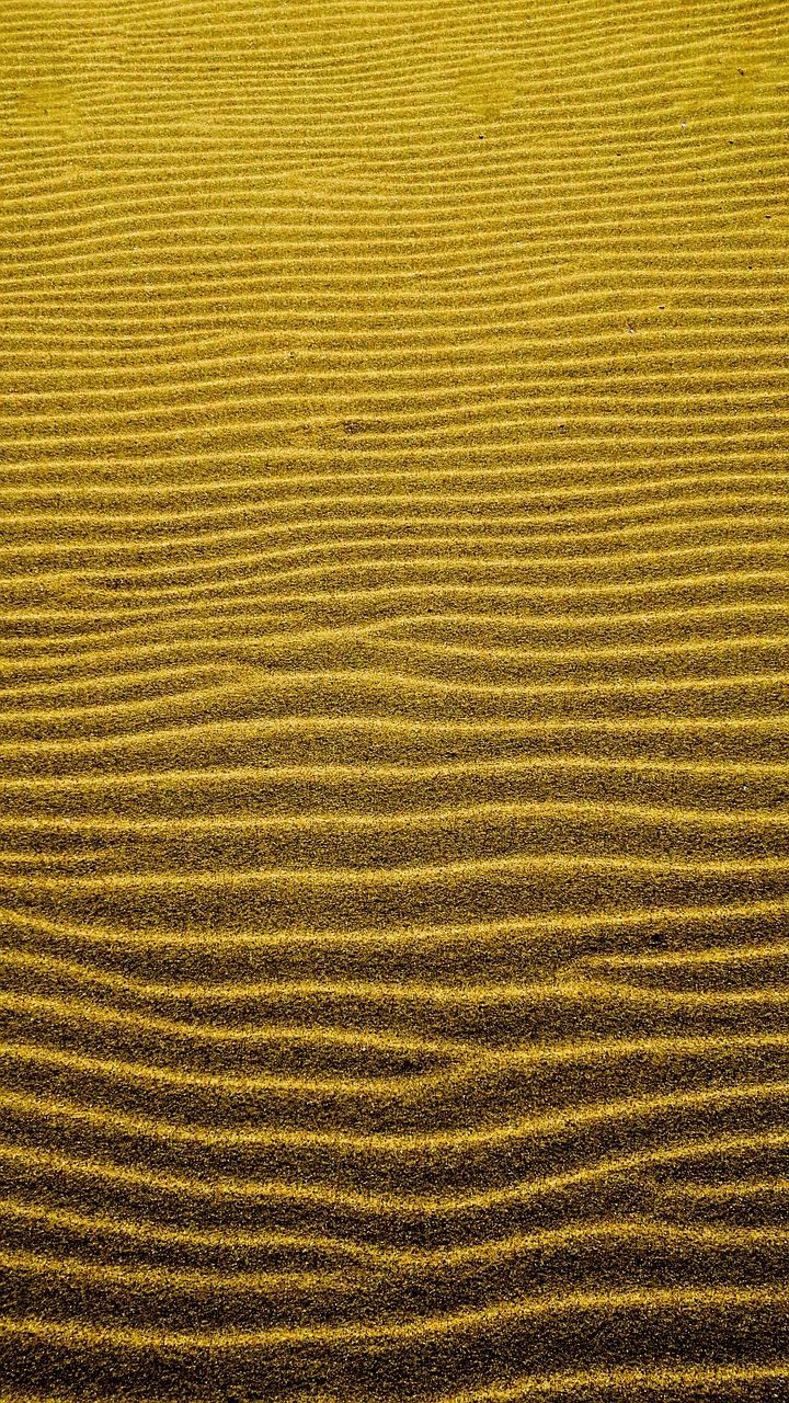 sand ripple pattern free photo