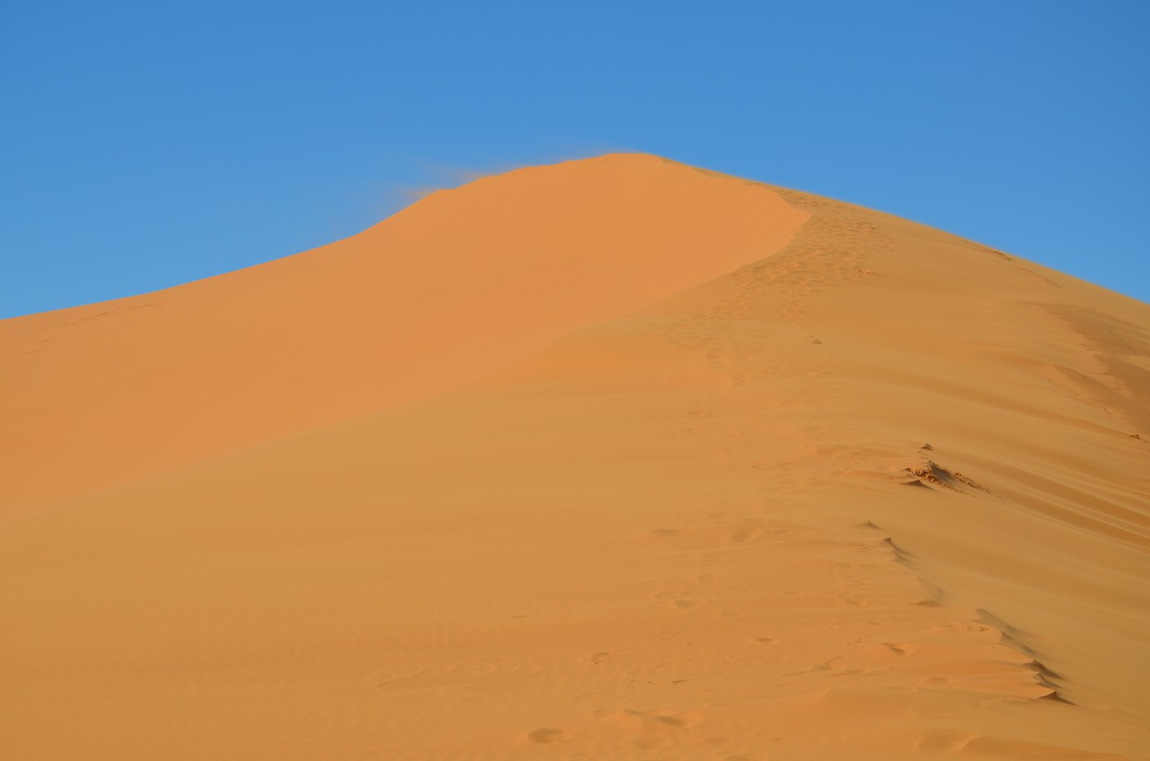 sand dune  desert  morocco free photo