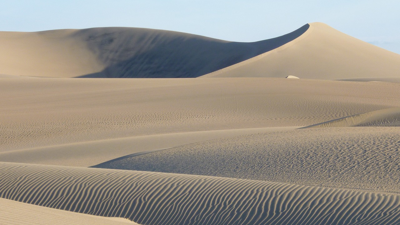 sand dunes desert landscape desert free photo