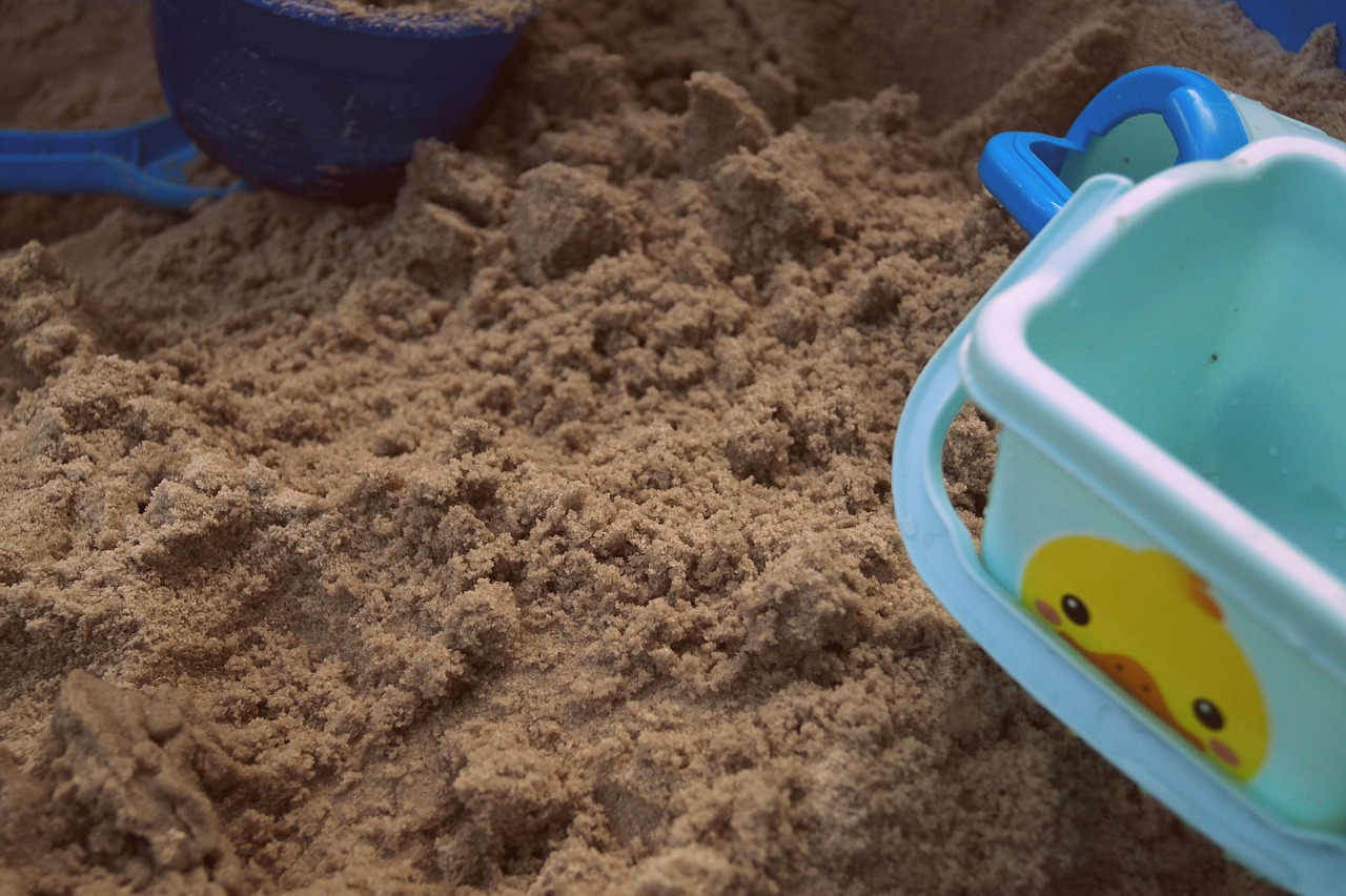 sand pit playground sand free photo