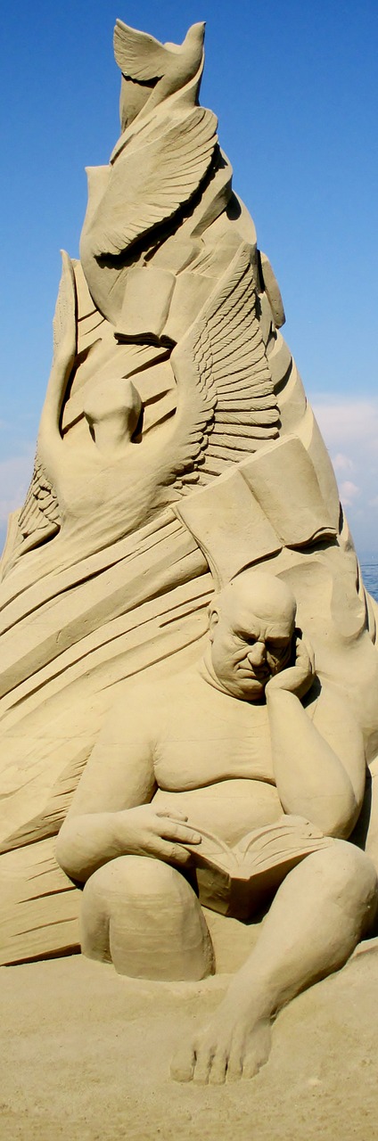 sand sculpture art sculpture free photo