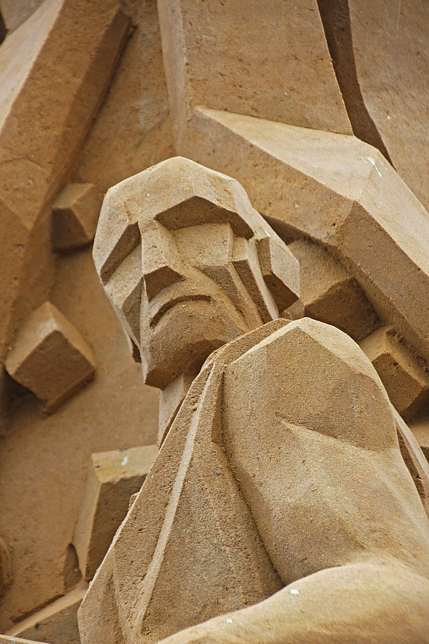 sand sculpture sculpture sand free photo