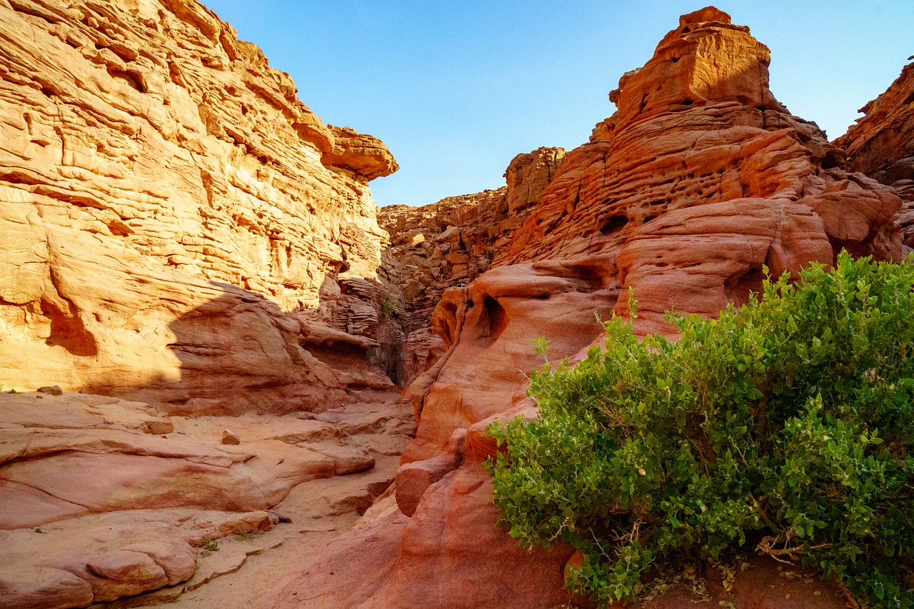 sand stone canyon geology free photo