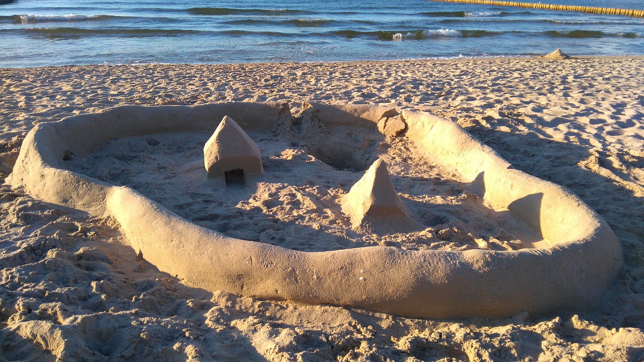 sandburg beach sand sculpture free photo