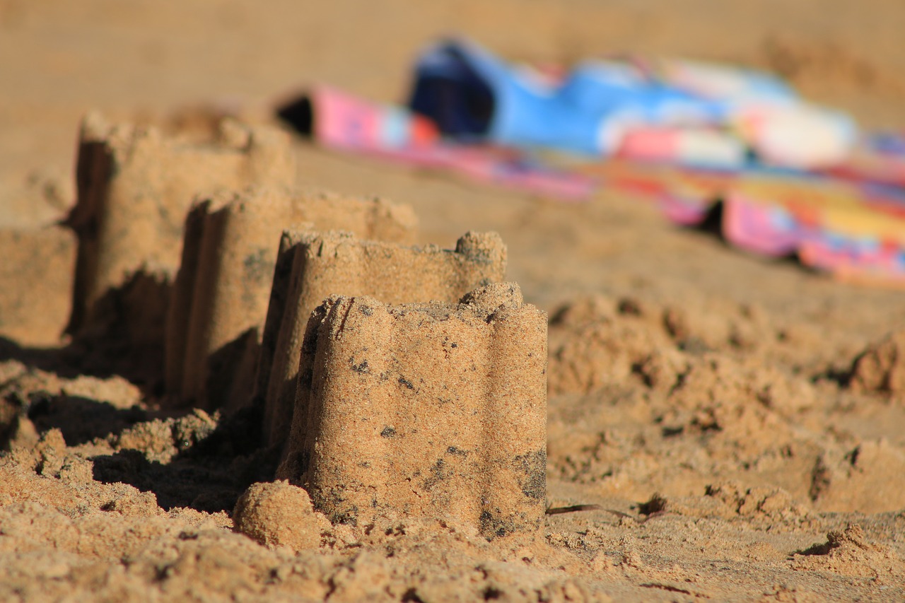 sandcastle sand construction free photo