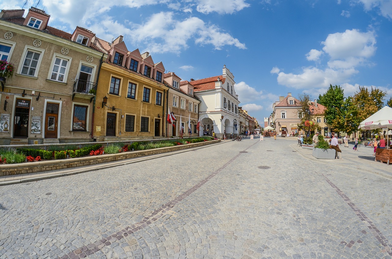 sandomierz poland the old town free photo