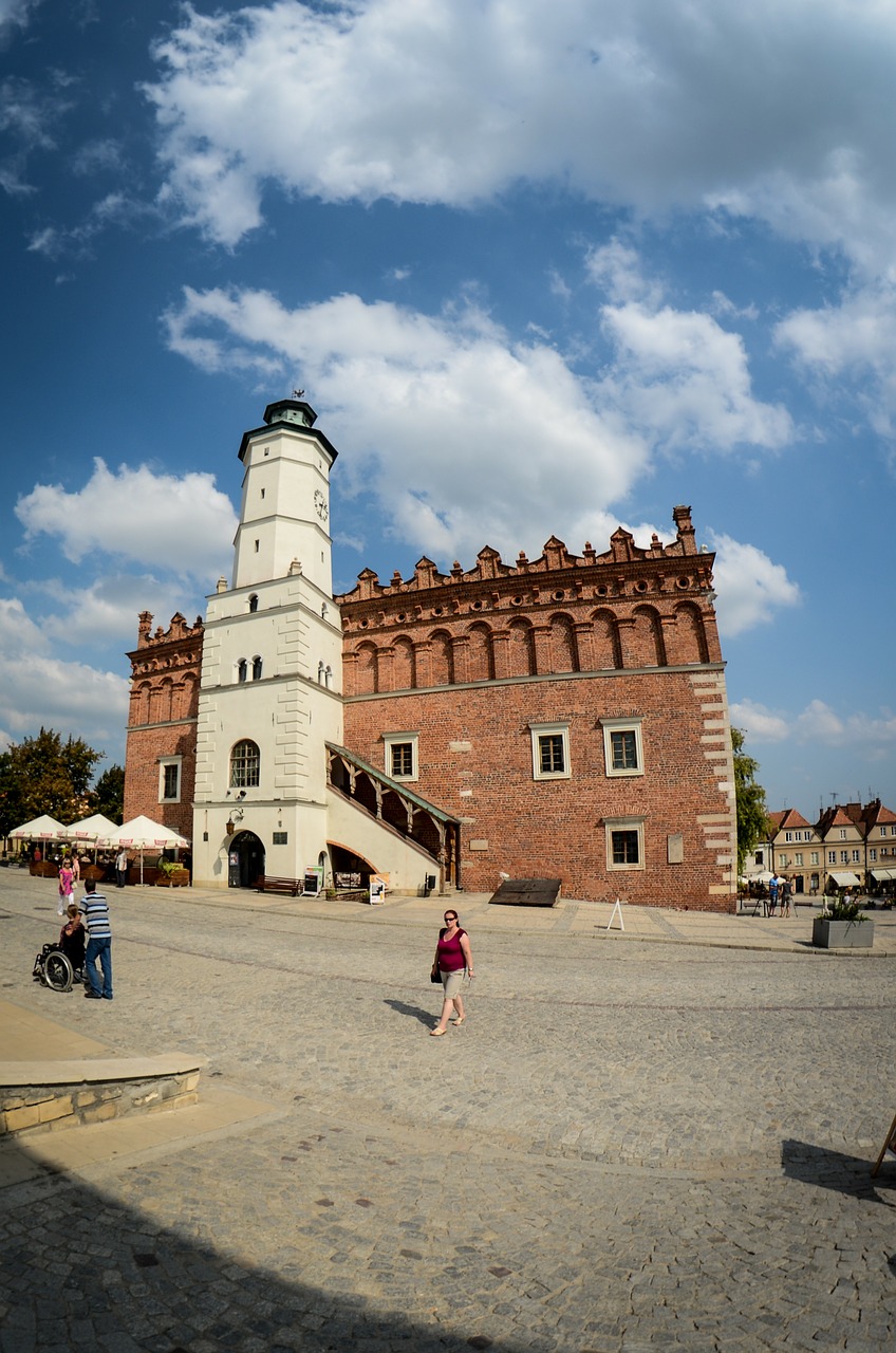 sandomierz poland the old town free photo