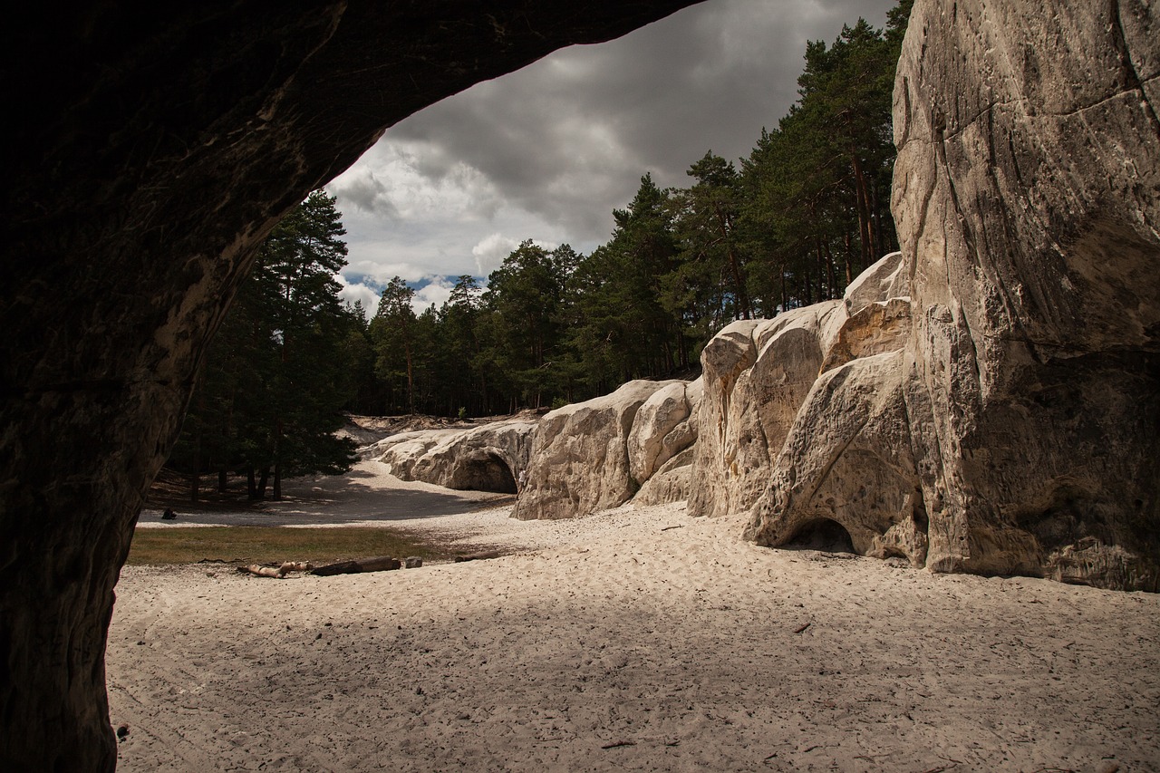 sandstone caves resin blankenburg free photo