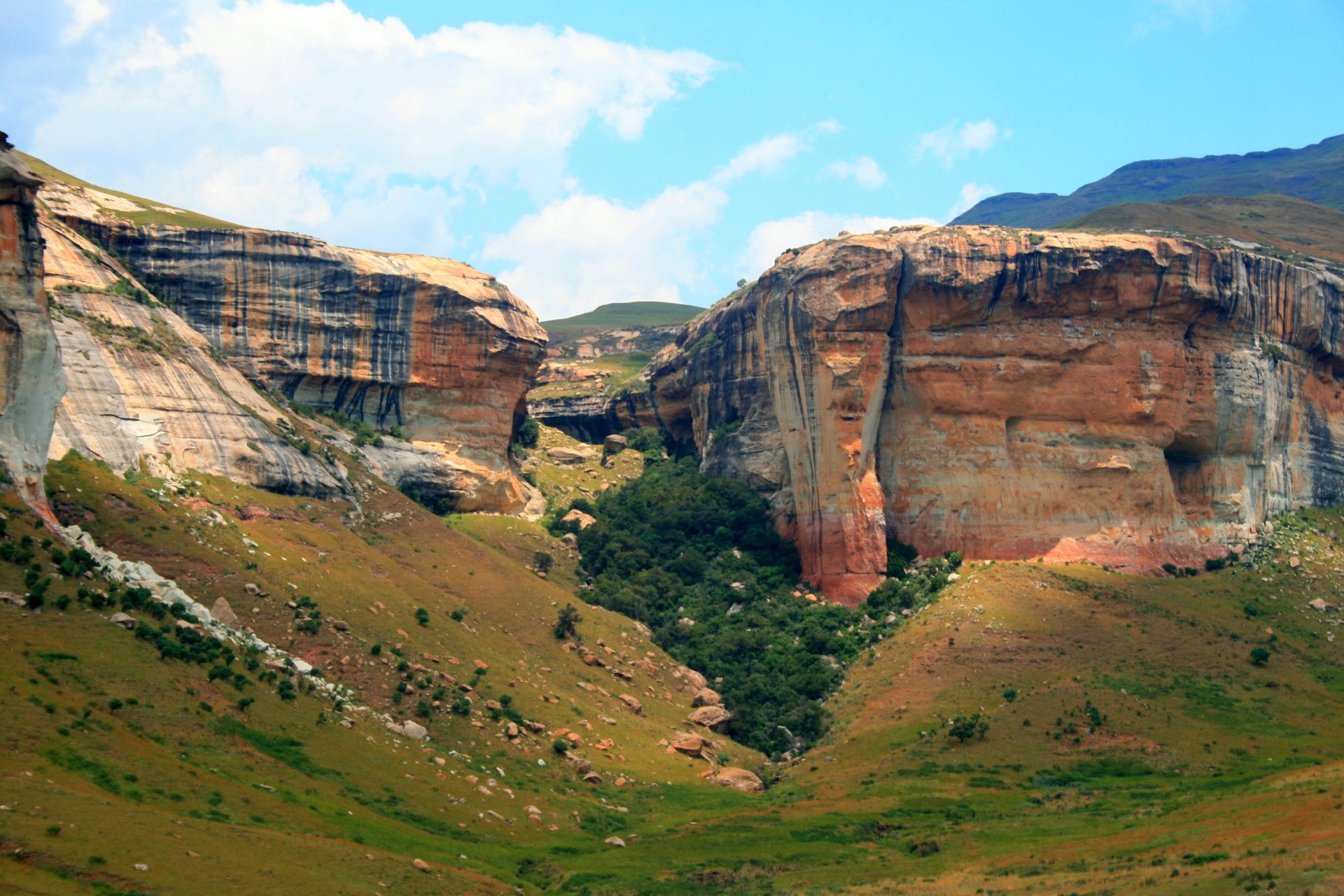 mountains drakensberg golden gate national park free photo