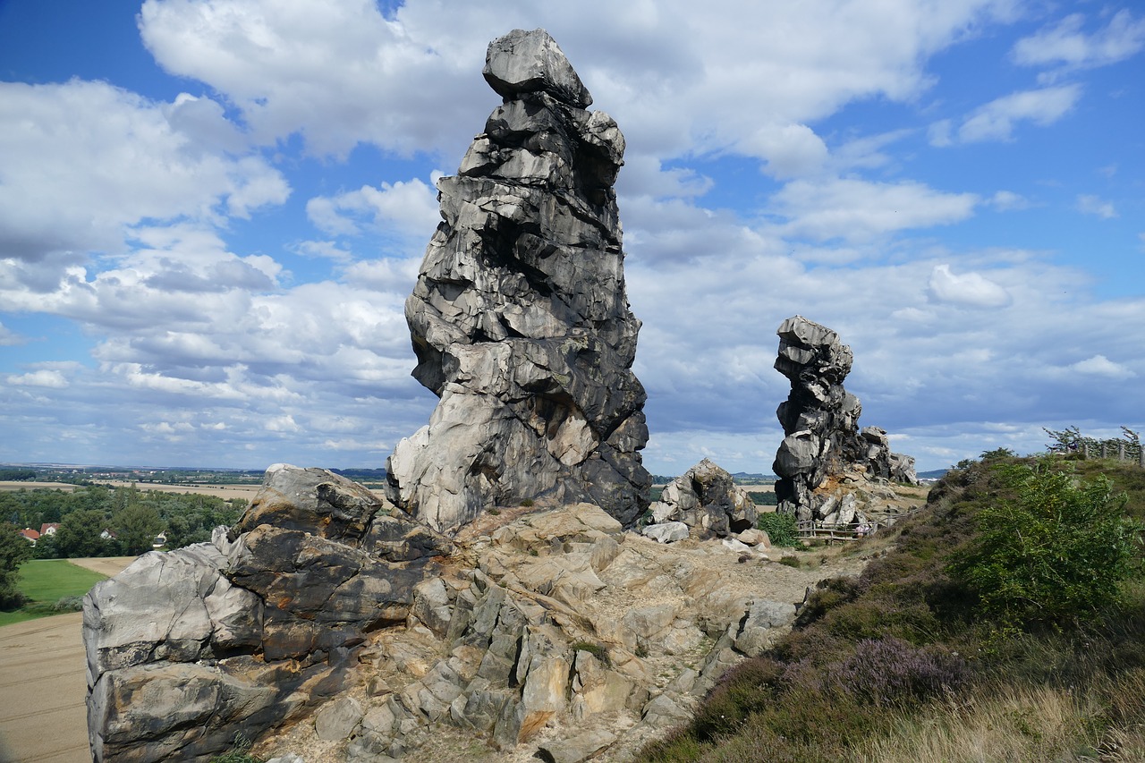 sandstone rocks viewpoint view free photo