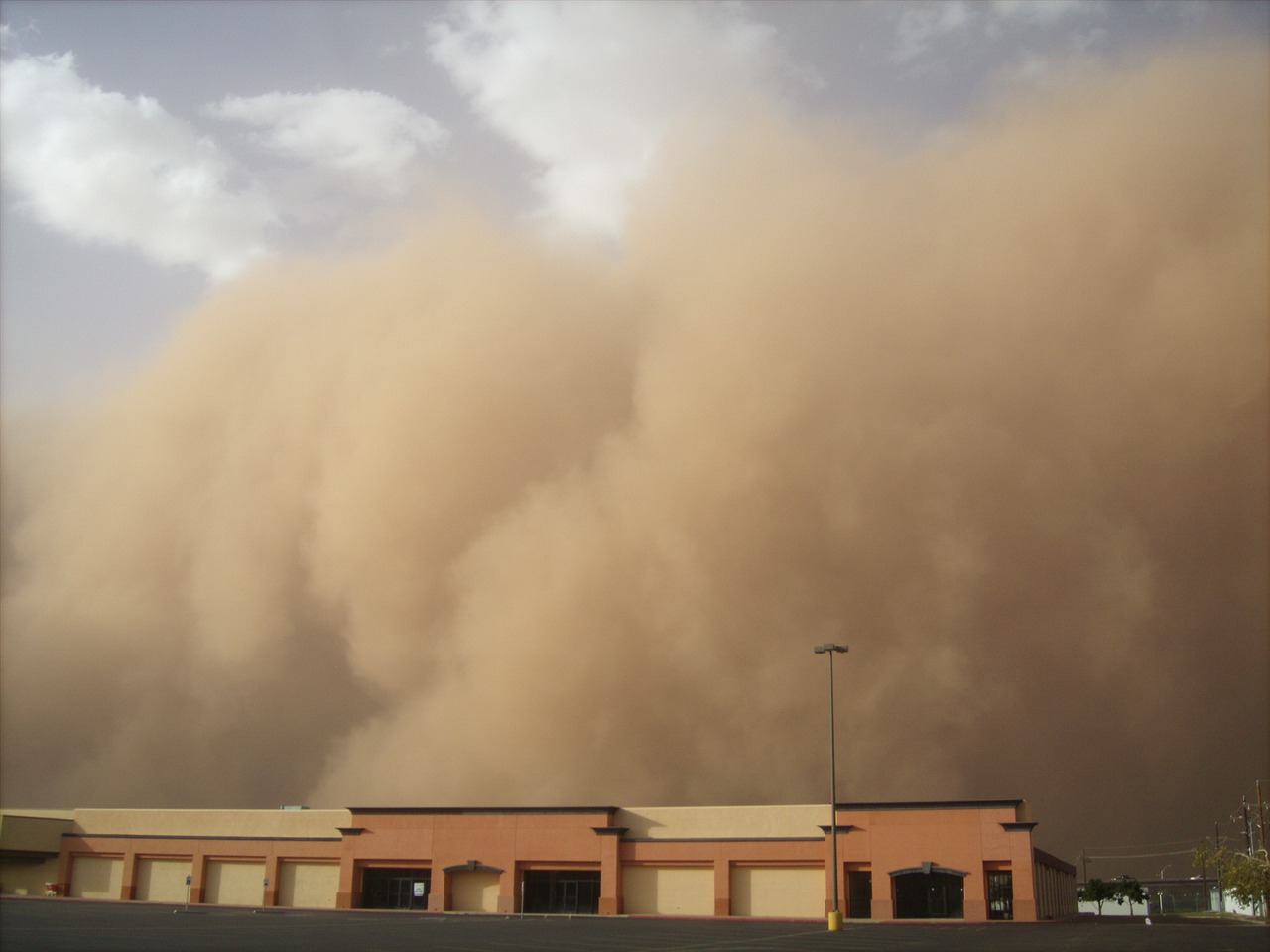 sandstorm sand flood storm free photo