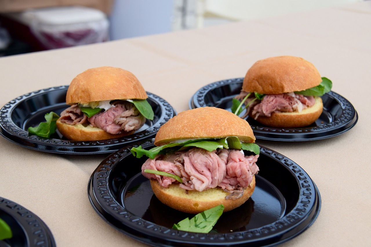 sandwich beef sliders free photo
