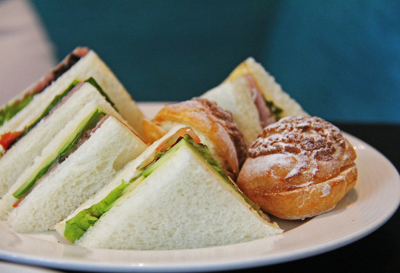 sandwiches cream puff free photo